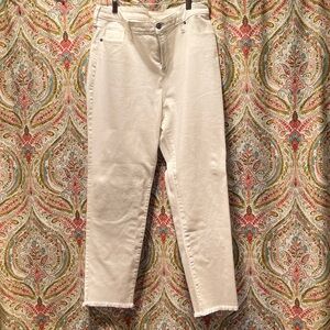 Chico's Cream Slim Leg Jeans